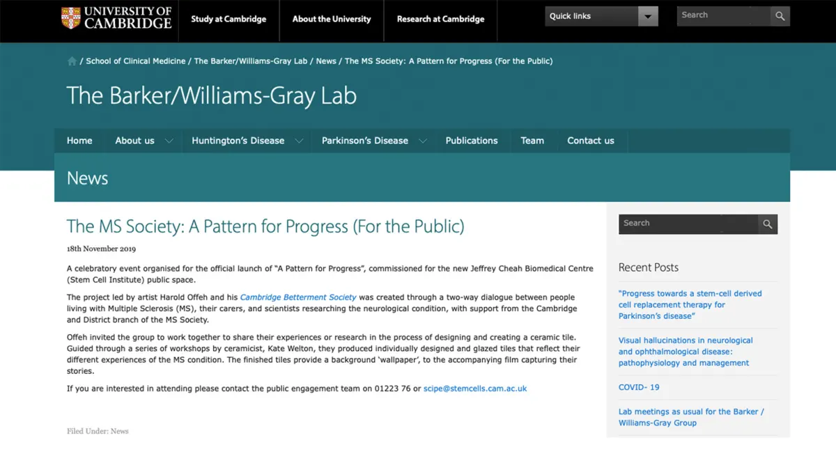 A Pattern for Progress,