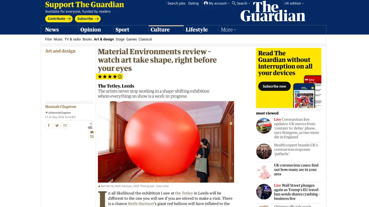 Material Environments review,