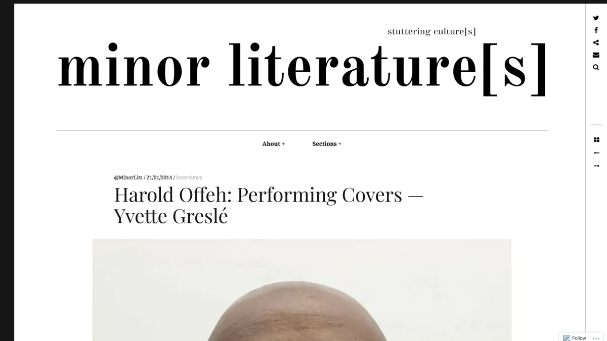Harold Offeh: Performing Covers &mdash; Yvette Gresl&eacute;,